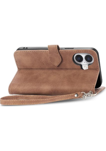 IPhone 16 Için Flip Case Artı Cüzdan Çok Renkli Çoklu Kart Yuvası Iş (Yurt Dışından)