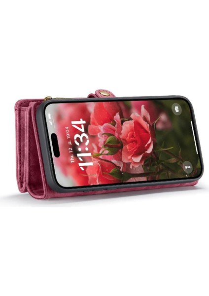 IPhone 16 Için Kılıf Pro Ayrılabilir Kart Tutucu Cüzdan Kapak ile Üç Katlı Pc (Yurt Dışından) fırsatları