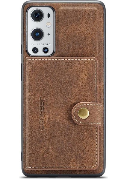 Oneplus 9 Pro Için Kılıf Standı Ayrılabilir Manyetik Tasarım Cardholder Magsafe (Yurt Dışından)
