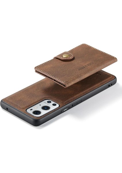 Oneplus 9 Pro Için Kılıf Standı Ayrılabilir Manyetik Tasarım Cardholder Magsafe (Yurt Dışından)