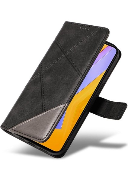 Elmas Dikiş ve Kart Yuvası Deri ile Vıvo Y200E 5g Için Flip Case (Yurt Dışından) indirimleri