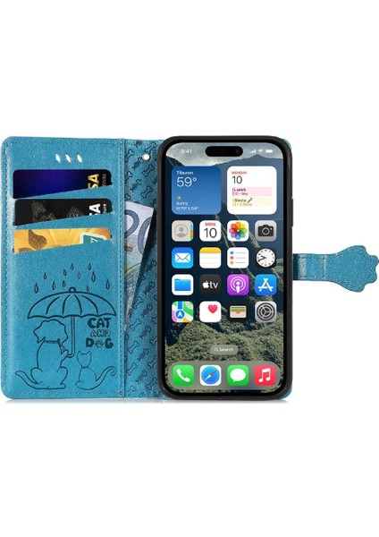 IPhone 16 Için Kılıf Artı Kapak Kapak Kılıf Karikatür Hayvanlar Kısa (Yurt Dışından)