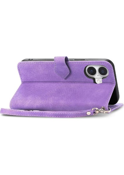IPhone 16 Için Flip Case Artı Cüzdan Çok Renkli Çoklu Kart Yuvası Iş (Yurt Dışından)