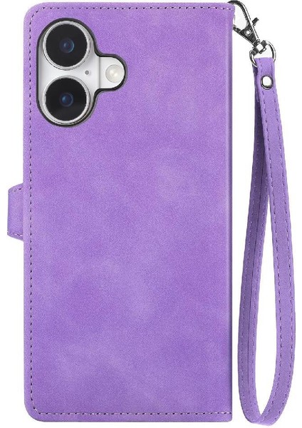 IPhone 16 Için Flip Case Artı Cüzdan Çok Renkli Çoklu Kart Yuvası Iş (Yurt Dışından)