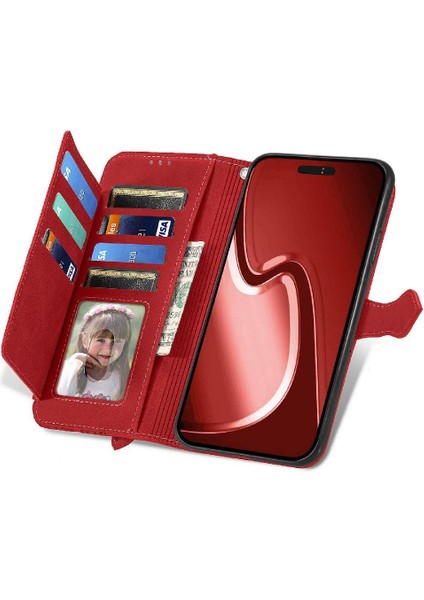 IPhone 16 Için Flip Case Pro Max Iş Cüzdan Çoklu Kart Yuvası Flip Tarzı (Yurt Dışından)