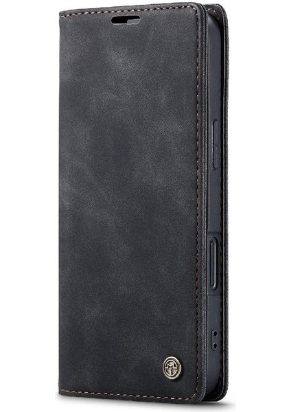 IPhone 16 Için Flip Case Artı Manyetik Kapatma Darbeye Vaka Kart Yuvası Pu (Yurt Dışından)