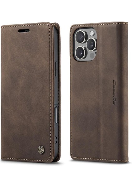 IPhone 16 Için Flip Case Pro Max Durumda Kart Yuvası Kickstand Flip Folio Kitap (Yurt Dışından)