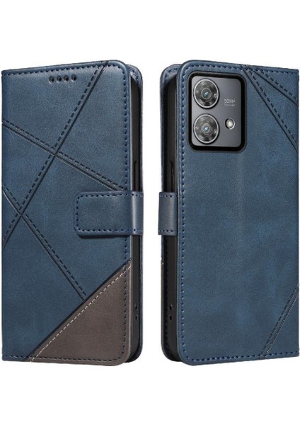 Motorola Kenar 40 Neo ve Kart Yuvası Yüksek Kaliteli Deri Çanta Için Flip Case (Yurt Dışından)