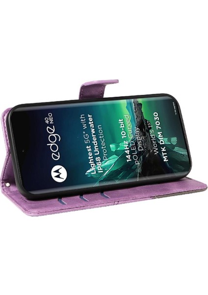 Motorola Kenar 40 Neo ve Kart Yuvası Yüksek Kaliteli Deri Çanta Için Flip Case (Yurt Dışından) indirimleri