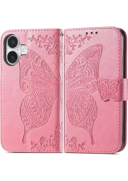 Iphone 16 Için Kılıf Cüzdan Çok Renkli Kelebek Iş Kanat (Yurt Dışından)