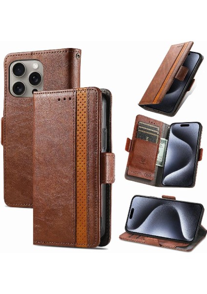 Iphone 16 Için Kılıf Pro Max Ekleme Cüzdan Çok Renkli Iş Çoklu Kart (Yurt Dışından)