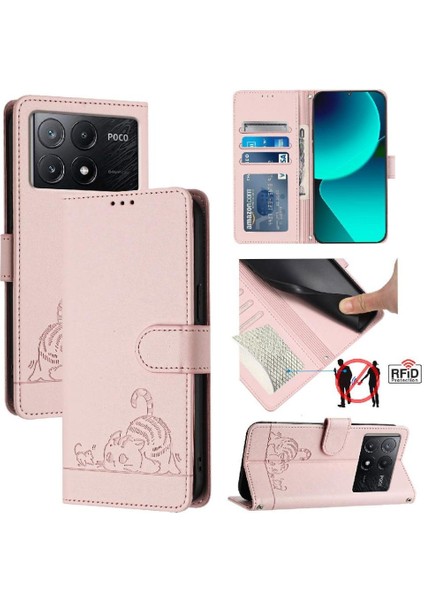 Xiaomi Redmi Için Kılıf Kredmi Kedi Rfıd Kart Yuvası Tutucu Kickstand Cüzdan Çevir (Yurt Dışından) indirimleri