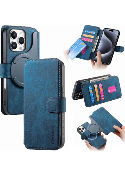 MY Boutique1 Iphone 16 Için Flip Case Pro Kart Standı Mıknatıs Koruyucu Malzeme Retro (Yurt Dışından)