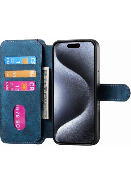 MY Boutique1 Iphone 16 Için Flip Case Pro Kart Standı Mıknatıs Koruyucu Malzeme Retro (Yurt Dışından)