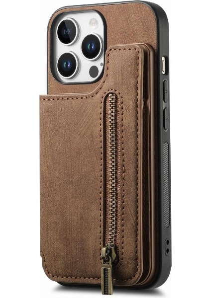 Iphone 16 Için Kılıf Pro Max Standı Fonksiyonu Katlanabilir Arka Kapak Vintage (Yurt Dışından)