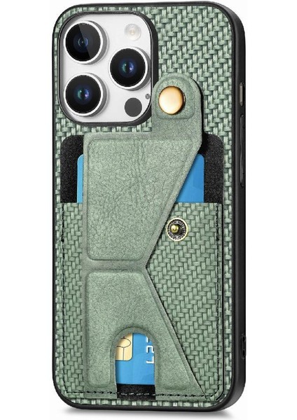 Iphone 16 Için Kılıf Pro Max Manyetik Tasarım Standı Fonksiyon Braketi (Yurt Dışından)