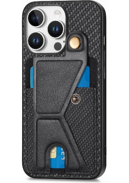 Iphone 16 Için Kılıf Pro Max Manyetik Tasarım Standı Fonksiyon Braketi (Yurt Dışından)
