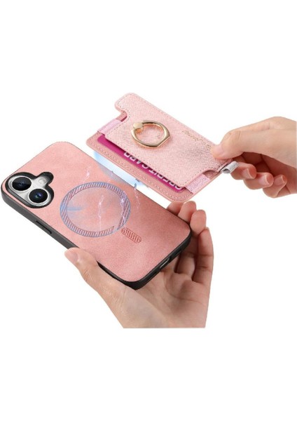 Iphone 16 Için Kılıf Cüzdan Magsafe Uyumlu Manyetik Halka Standı Tutucu (Yurt Dışından) modelleri