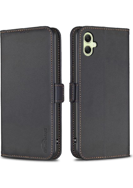Samsung Galaxy A06 Manyetik Kart Yuvaları Tutucu Darbeye Dayanıklı Tpu Için Flip Case (Yurt Dışından)