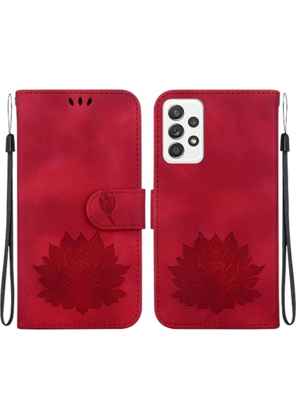 Samsung Galaxy Için Flip Case A52S 5g Kickstand Manyetik Kickstand Lotus (Yurt Dışından)