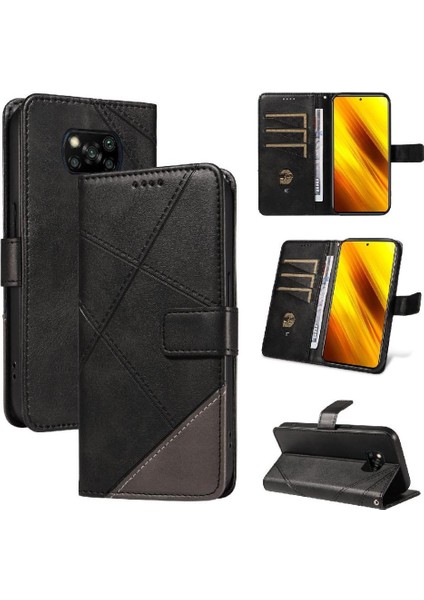 Elmas Dikiş Yüksek Kaliteli Telefon ile Xiaomi Poco X3 Nfc Için Flip Case (Yurt Dışından)