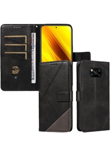 Elmas Dikiş Yüksek Kaliteli Telefon ile Xiaomi Poco X3 Nfc Için Flip Case (Yurt Dışından)