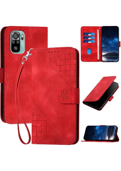 Xiaomi Redmi Not 10 4g Için Flip Case ve Ayrılabilir ile Kredi Kartı Yuvası (Yurt Dışından)