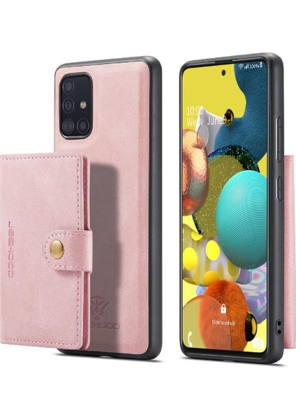 Samsung Galaxy A51 5g Için Kılıf Ayrılabilir Manyetik Tasarım Standı Kart Sahibi (Yurt Dışından)