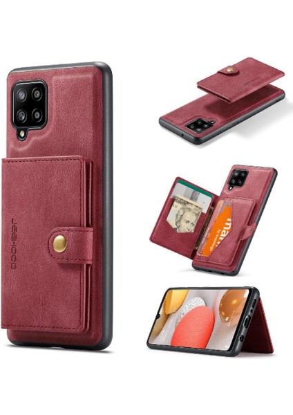 Samsung Galaxy Case 5g Ayrılabilir Manyetik Tasarım Kart Sahibi Standı (Yurt Dışından)