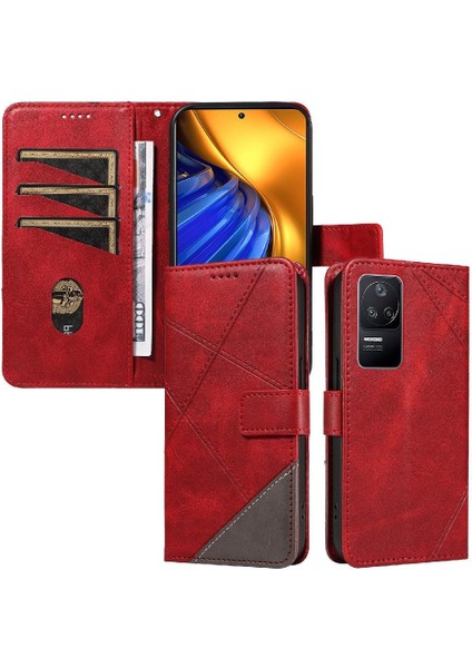 MY Boutique1 Xiaomi Redmi K40S Deri Telefon Koruma Kılıfı Için Flip Case Yüksek Kalite (Yurt Dışından)