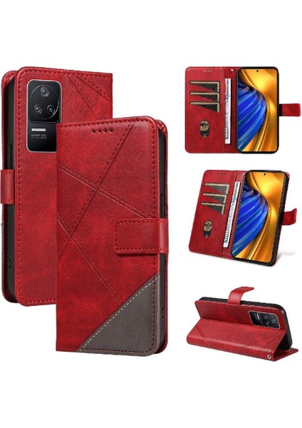 MY Boutique1 Xiaomi Redmi K40S Deri Telefon Koruma Kılıfı Için Flip Case Yüksek Kalite (Yurt Dışından)