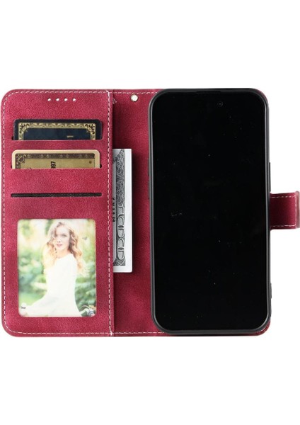 Samsung Galaxy Not 9 Için Flip Case Bilek Kayışı Cüzdan Kart Yuvaları Manyetik (Yurt Dışından)