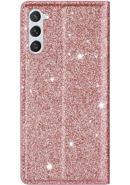 Samsung Galaxy S24 Artı Flip Case Cüzdan Kart Tutucu Için Glitter Flip Case (Yurt Dışından) modelleri