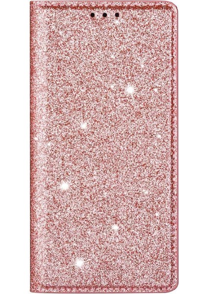 MY Boutique1 Samsung Galaxy S24 Flip Case Cüzdan Manyetik Kapatma Için Glitter Flip Case (Yurt Dışından)