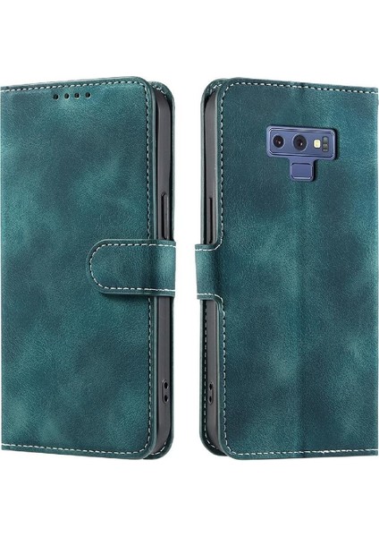 Samsung Galaxy Not 9 Için Flip Case Bilek Kayışı Cüzdan Kart Yuvaları Manyetik (Yurt Dışından)