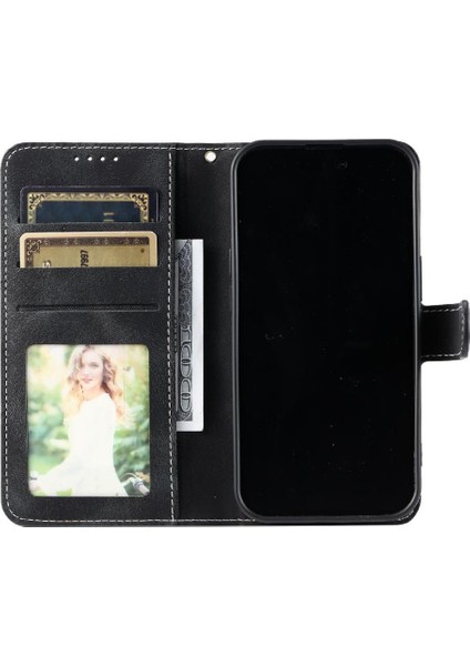 Samsung Galaxy Not 10 Artı Kickstand Pu Deri Cüzdan Kart Için Flip Case (Yurt Dışından)