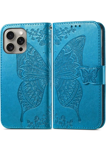Iphone 16 Için Kılıf Pro Kelebek Kanat Çok Renkli Cüzdan Iş (Yurt Dışından)