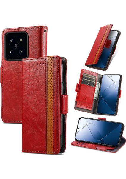 Xiaomi 14T Ekleme Cüzdan Çoklu Kart Yuvası Iş Çok Renkli (Yurt Dışından)