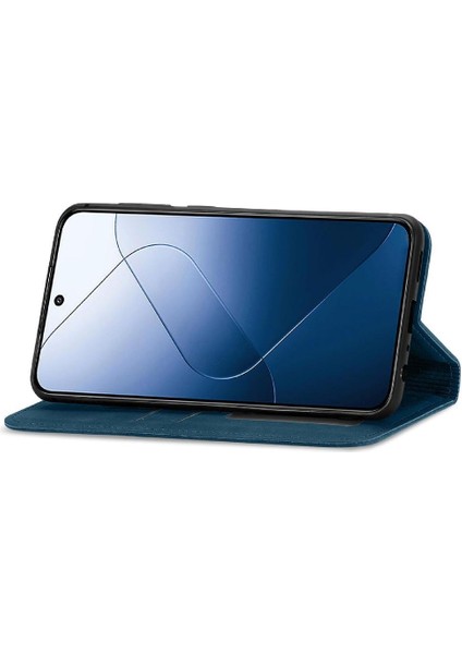 Xiaomi 14T Deri Kılıf Için Flip Case Basit Iş Darbeye Cüzdan (Yurt Dışından) modelleri
