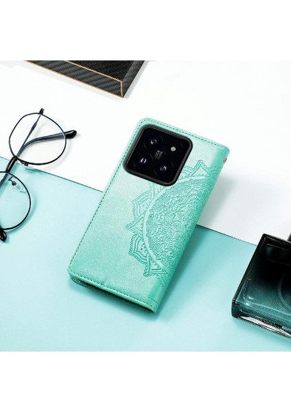 Xiaomi 14T Deri Kılıf Için Flip Case Zarif Desen Basit Iş (Yurt Dışından) fiyatları