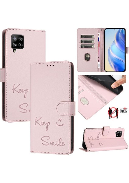 Samsung Galaxy Case 5g Rfıd Engelleme Kapak Çevirin Kart Tutucu Cüzdan (Yurt Dışından)