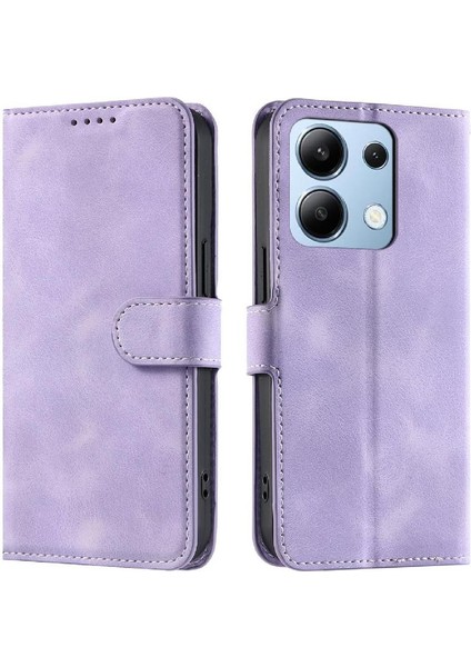 Xiaomi Redmi Not 13 Için Flip Case 4g Pu Deri Manyetik Bilek Kayışı Kart (Yurt Dışından)