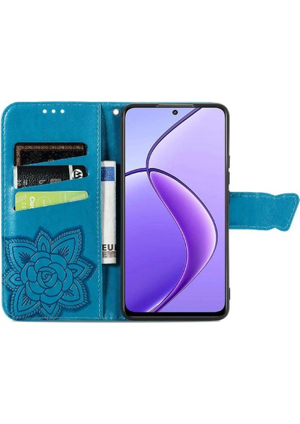 Realme 13 Kelebek Kanat Cüzdan Iş Için Kılıf Çok Renkli (Yurt Dışından)