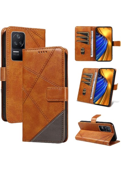 Xiaomi Poco F4 5g Için Flip Case ve Kart Yuvası Yüksek Kaliteli Deri Telefon (Yurt Dışından)