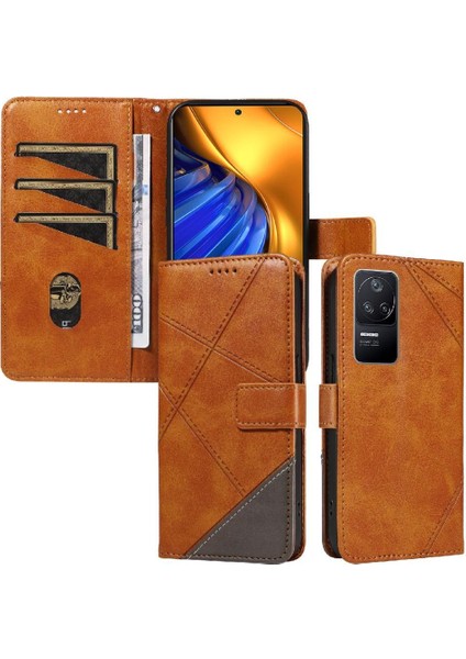 Xiaomi Poco F4 5g Için Flip Case ve Kart Yuvası Yüksek Kaliteli Deri Telefon (Yurt Dışından)