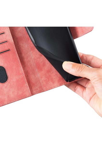 Xiaomi Poco M6 4g Için Flip Case Kabartmalı Sevimli Kedi Tutucu Kapak Cüzdan (Yurt Dışından)