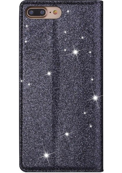 IPhone 7 Için Glitter Flip Case Artı/iphone 8 Artı Manyetik Kapatma Pu (Yurt Dışından)