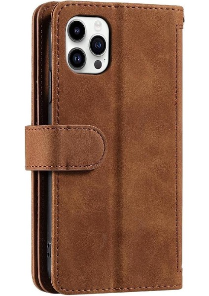 Xiaomi Poco M6 4g 9 Kart Yuvaları Için Flip Case Cüzdan Pu Deri Kickstand (Yurt Dışından) fiyatları