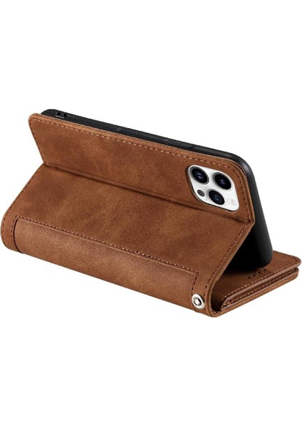 Xiaomi Poco M6 4g 9 Kart Yuvaları Için Flip Case Cüzdan Pu Deri Kickstand (Yurt Dışından) modelleri