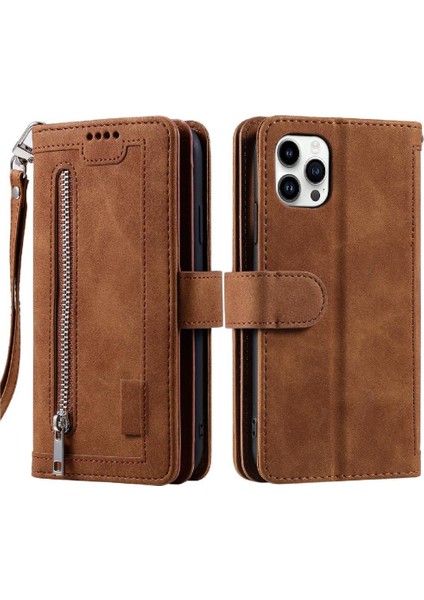 Xiaomi Poco M6 4g 9 Kart Yuvaları Için Flip Case Cüzdan Pu Deri Kickstand (Yurt Dışından) indirimleri